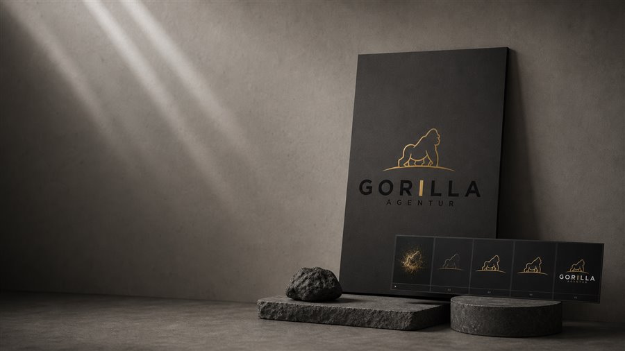 Gorilla Agentur Logo Intro als Motion Branding Projekt